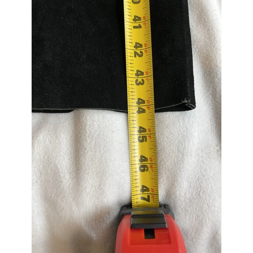 Harley Davidson Black Leather Chaps‎ with Fringe - Picture 3 of 13